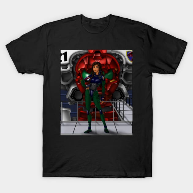 Uziel Pilot T-Shirt by Oswald's Oddities
